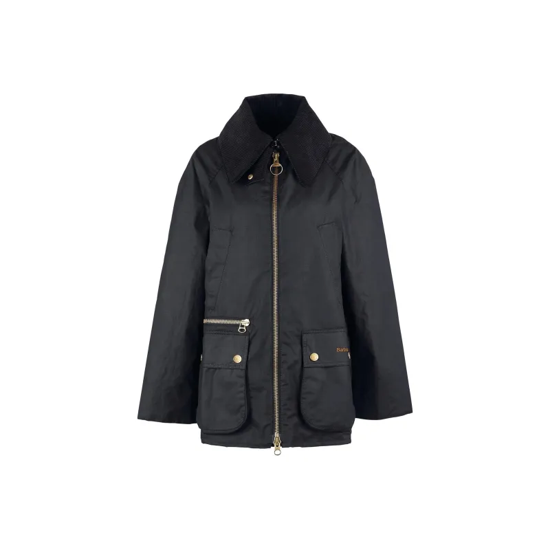 BARBOUR Gunnerside Wax Jacket Jackets Coats Women's Black-0