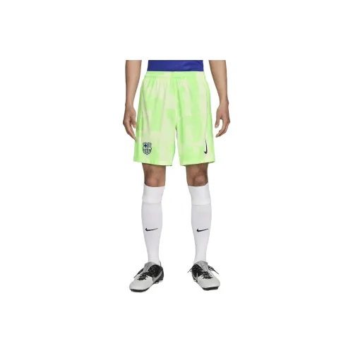 Nike FCDri Fit FW24 Soccer Bottoms Men's Light Yellow/Stone Gray Pink/Royal