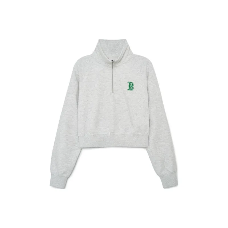MLB Base Logo Sweatshirt Women's Gray-0
