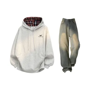 FASTFISH Sweatshirt Sets Unisex