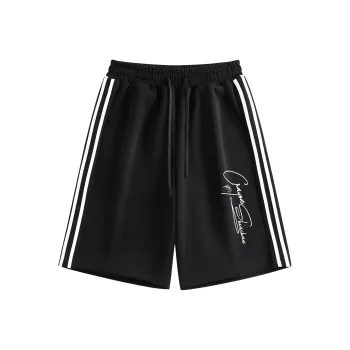 Crayon Shinchan Casual Shorts Unisex Active Black & White