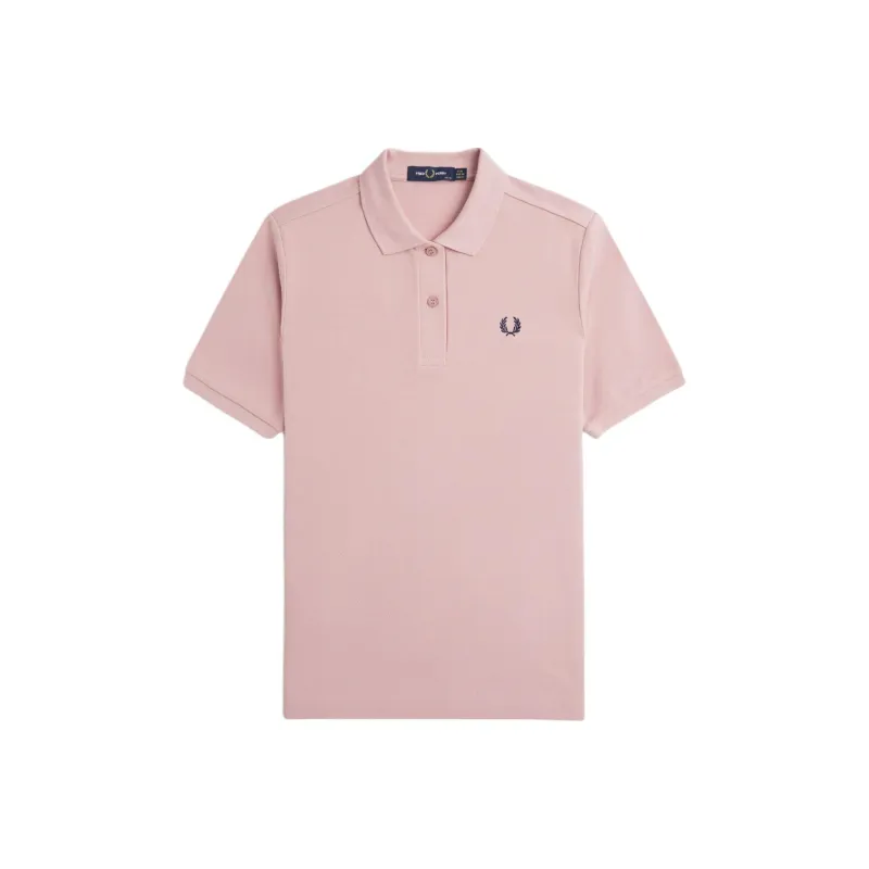 FRED PERRY Polo Shirt Women's Gray Rose Pink-0