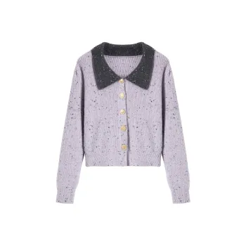 XIANGYING Knitwear Women's Purple