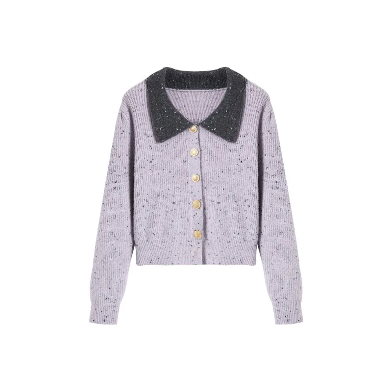 XIANGYING Knitwear Women's Purple-0