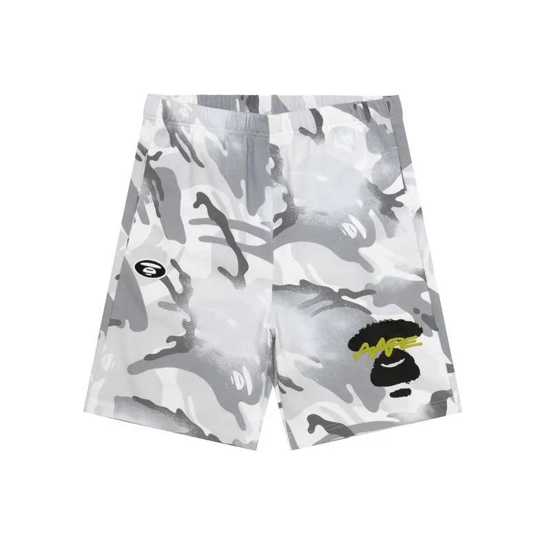 Aape Camouflage print Track Shorts-2