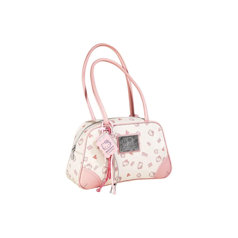 TOUTOU Hello Kitty Collaboration Hello Kitty Collection Synthetic Leather Shoulder Bag Regular Women's Cream White-5