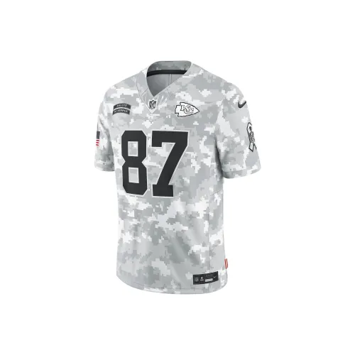 Nike Travis Kelce Kansas City Chiefs Salute To Service Men's Nike Dri-FIT Nfl Limited Jersey