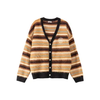 NO ONE ELSE Knitwear Unisex Yellow Stripes