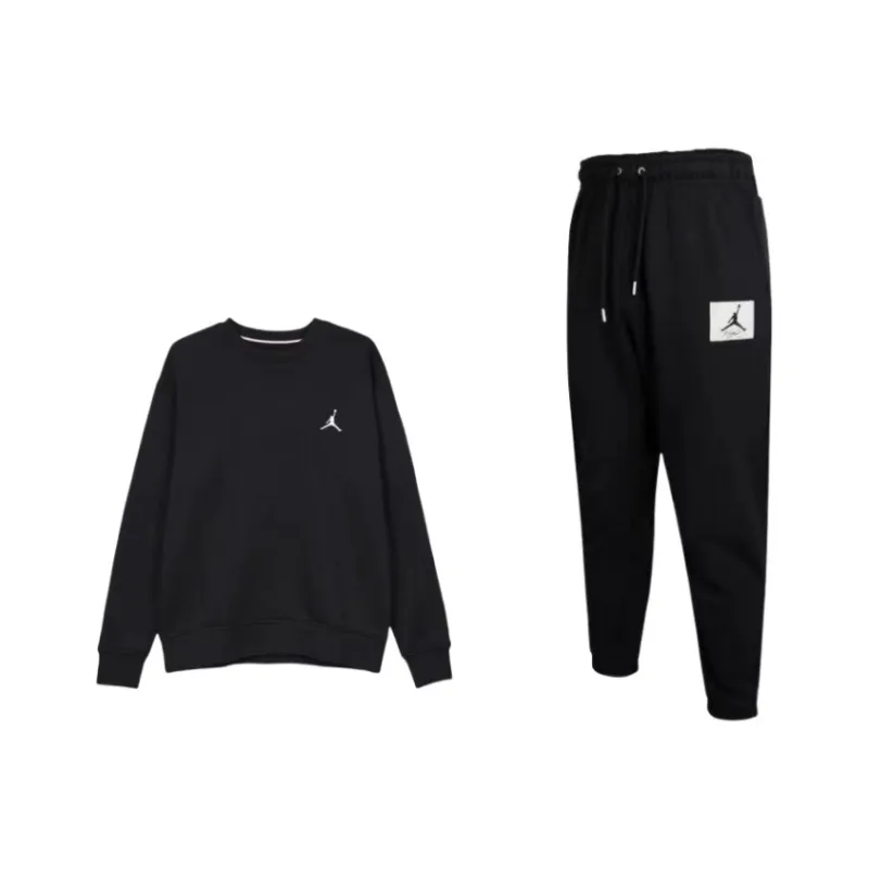 Jordan Sweatshirt Set Men's Black-0
