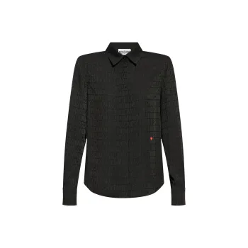 MOSCHINO Monogrammed Long Sleeved Shirt