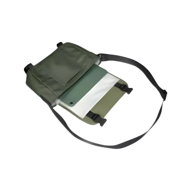 Skechers Fabric Messenger Bag, Shoulder Bag, Crossbody Bag Unisex Kambaba Jasper Green-4