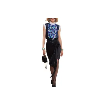 CHANEL Shirts Women's Marine Blue