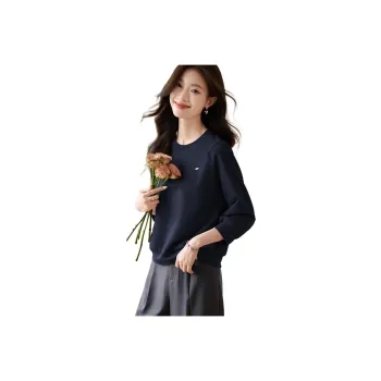 Mo Han Yi Mei Sweatshirt Women's Navy Blue