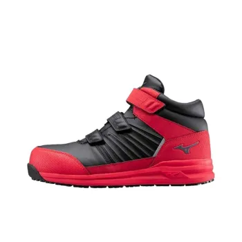 Mizuno Almighty SSII 21H Anti Slip Wear Resistant High Top Casual Shoes Men's Black Red
