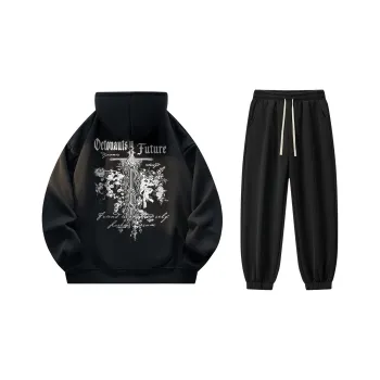 Small Columns Under The Sea Sweatshirt Set Unisex