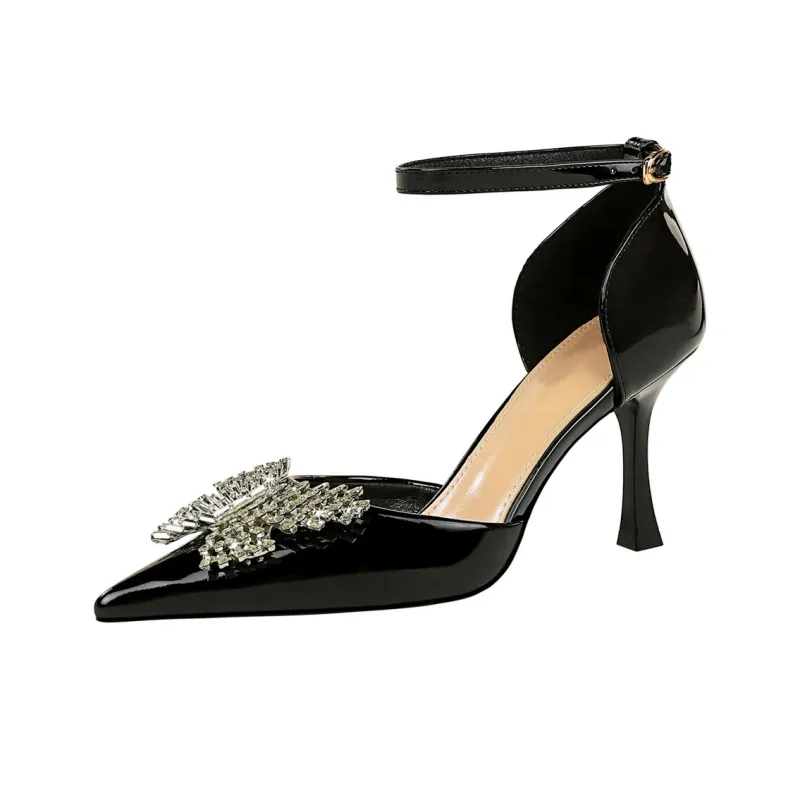 YAFEI XUANYU Slim Heel High Heels 8CM Women's-0