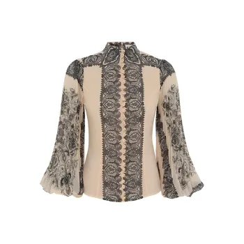 Zimmermann Sunray Pleated Blouse