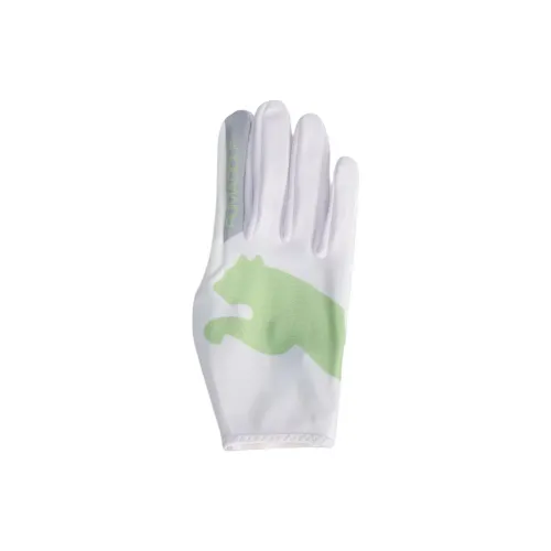PUMA Polyester, Polyurethane Sports Gloves Men's White