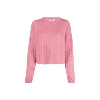 MIU MIU SS22 Sweater Women's Pink