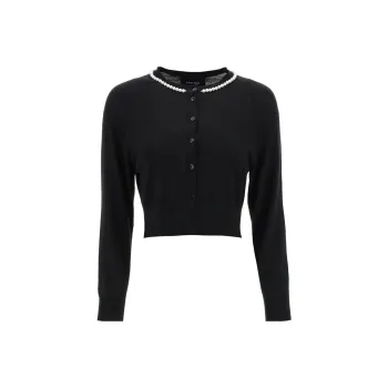SIMONE ROCHA Pearl embellished Cardigan