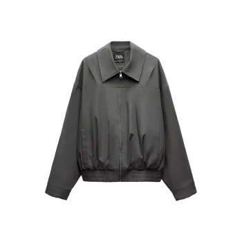 ZARA Jackets Women's Gray