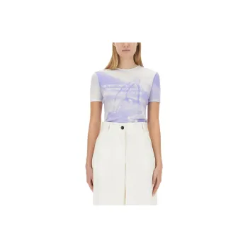 JIL SANDER Motif Printed Slim Fit T-Shirt