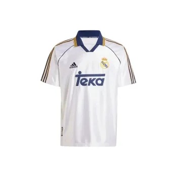 Adidas Free Shipping With AdiClub Real Madrid 99/00 Home Jersey