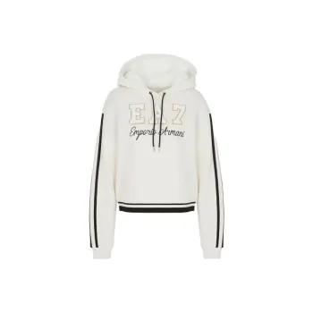EMPORIO ARMANI University Squad Logo patch Hoodie