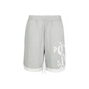 STK SMALL TOWN KID Casual Shorts Unisex Heather Gray