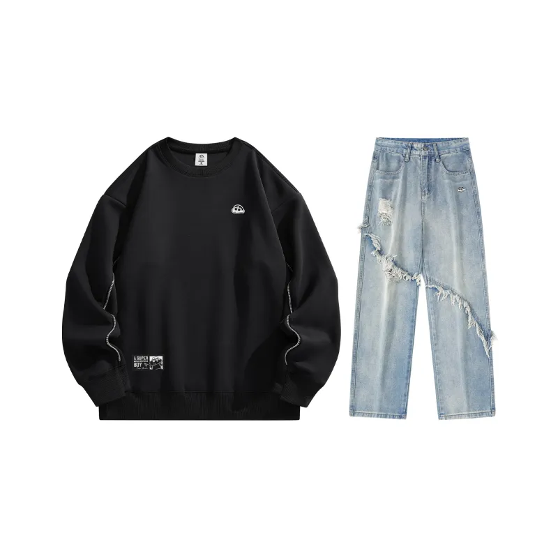 Crayon Shinchan Sweatshirt Set Unisex-12