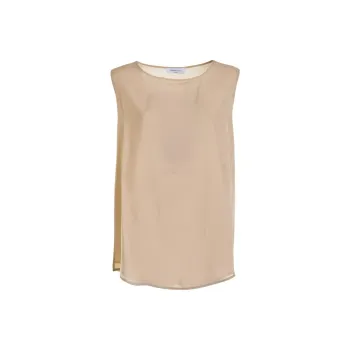 Fabiana Filippi Round neck Sleeveless Top