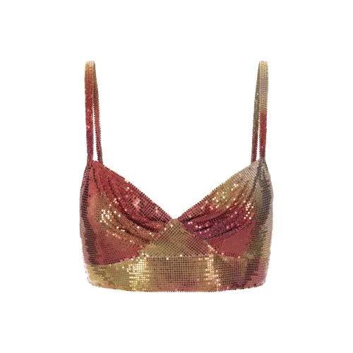 Paco Rabanne Chainmail-detail Cropped Top
