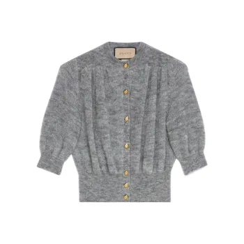 GUCCI Fine Knit Mohair Cardigan