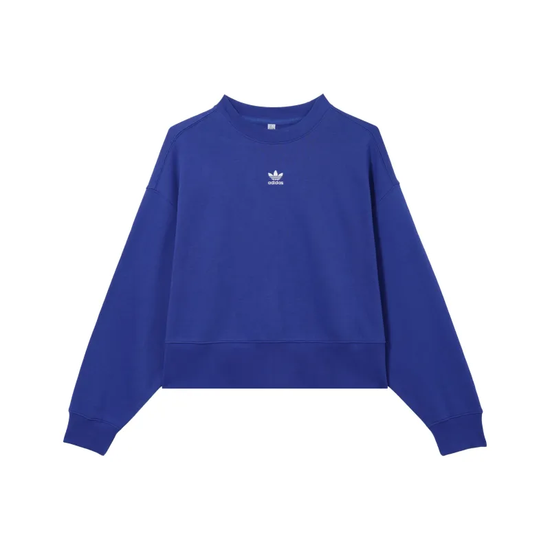 Adidas Originals Sweatshirts Women's Fluorescent Blue-0