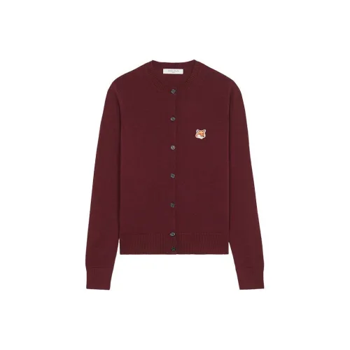 Maison Kitsune Knitwear Women's Burgundy