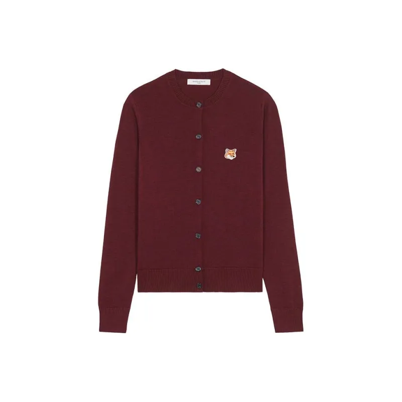 Maison Kitsune Knitwear Women's Burgundy-0