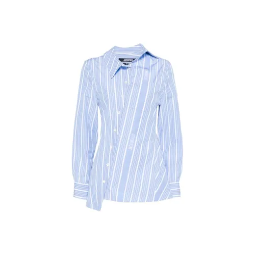 Jacquemus Pablo Striped Asymmetric Hem Shirt