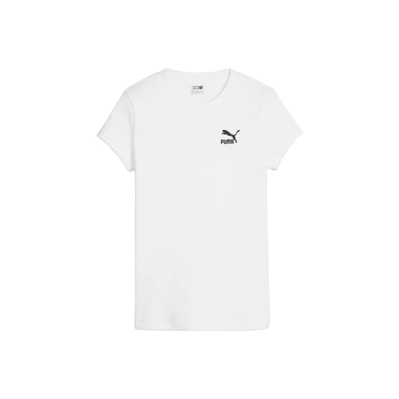 PUMA CLASSICS T Shirts Women's White-0