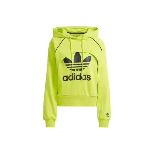 Adidas Originals Sweatshirts Women's Half Sunlight Yellow Color