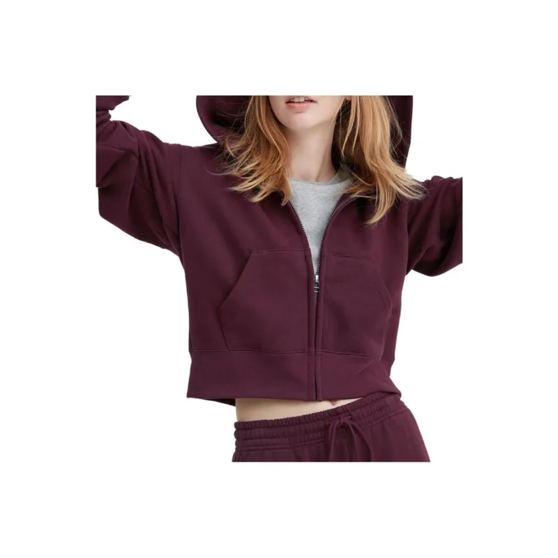UNIQLO Sweatshirt Women's Burgundy-0