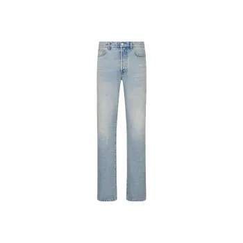 DIOR Homme Logo Patch Straight-Leg Jeans