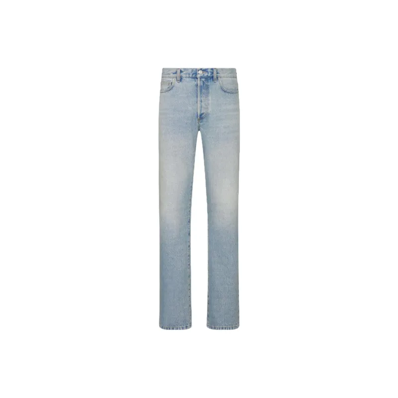 DIOR Homme Logo Patch Straight-Leg Jeans-0