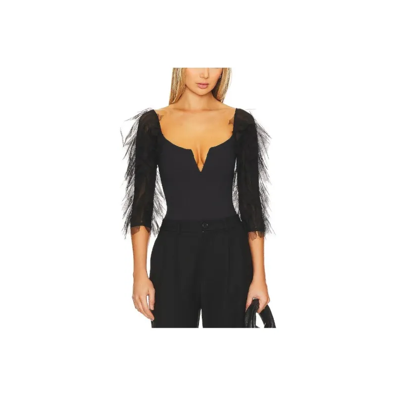 FREE PEOPLE Bodysuits Women's Black-0