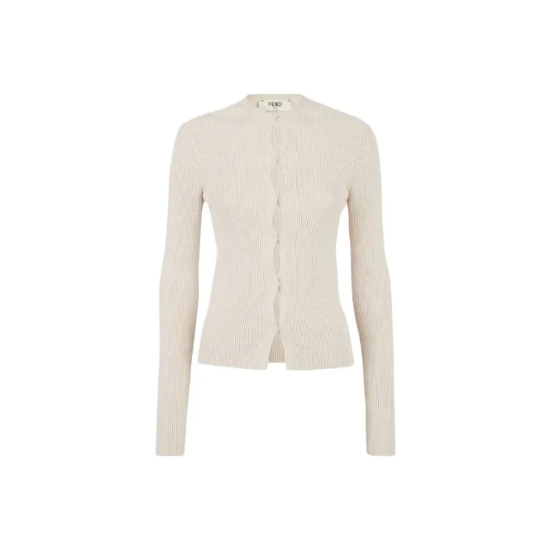 FENDI Buttoned Long Sleeved Cardigan-0