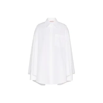 Valentino Drop Shoulder Oversized Shirt