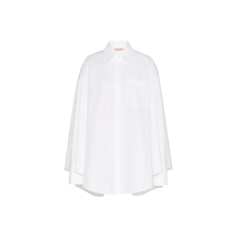 Valentino Drop Shoulder Oversized Shirt-0