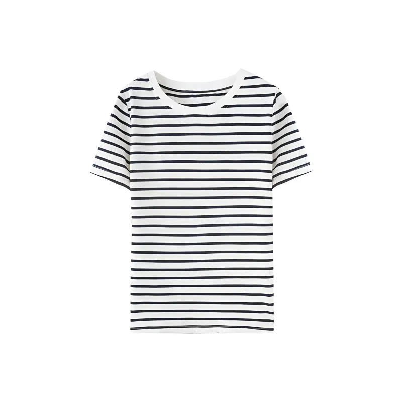 IHIMI Regular T Shirt Women's Navy Blue-0