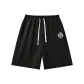 [Quick-Dry High Elasticity]Black (Tf White Autobot Pants Logo)