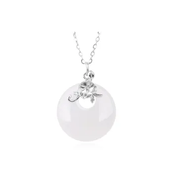 CHINA GOLD Natural Chalcedony Necklaces Women's