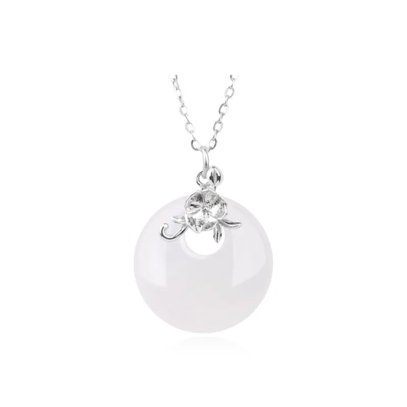 CHINA GOLD Natural Chalcedony Necklaces Women's-0